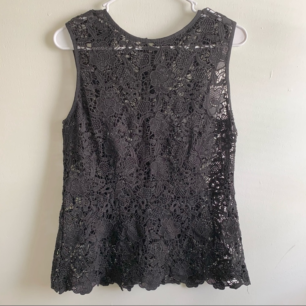 Cabi | Black Lace Top